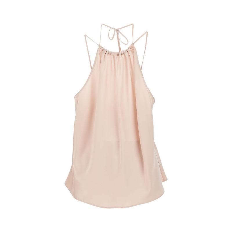 Pinko Pinko Satin Halter Neck Top Pink Women - World Class Fashion