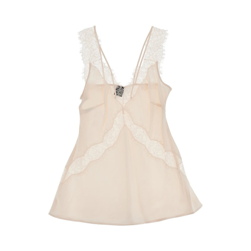 Pinko Pinko Lingerie Top with Lace Pink Women - World Class Fashion