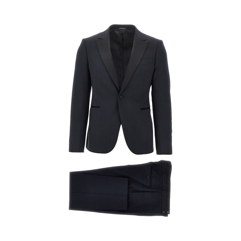 Emporio Armani Emporio Armani M Line Evening Suit Black Men - World Class Fashion