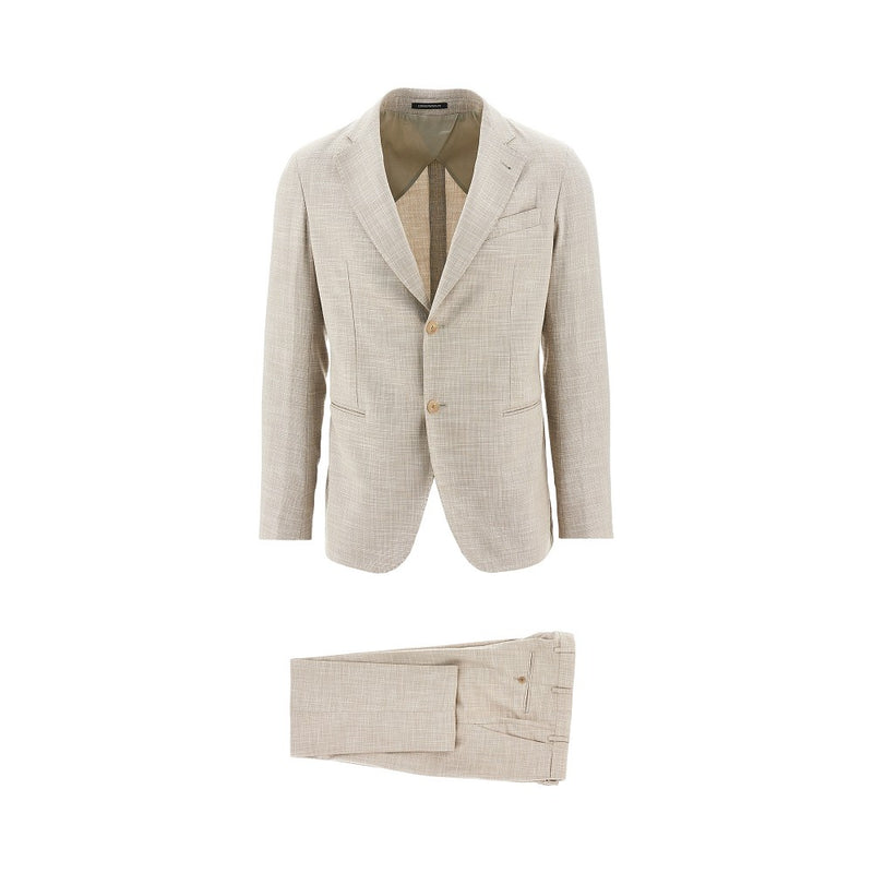 Emporio Armani Emporio Armani City Line Wool-blend Suit Beige Men - World Class Fashion