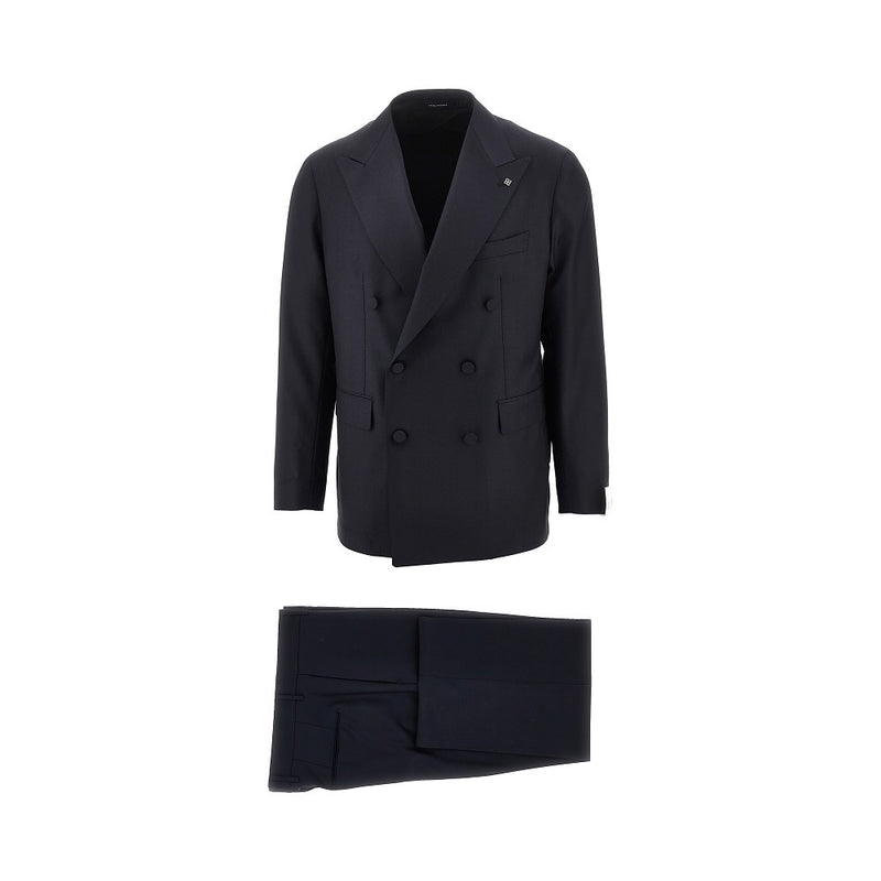 Tagliatore Tagliatore Super 110's Wool Suit Blue Men - World Class Fashion