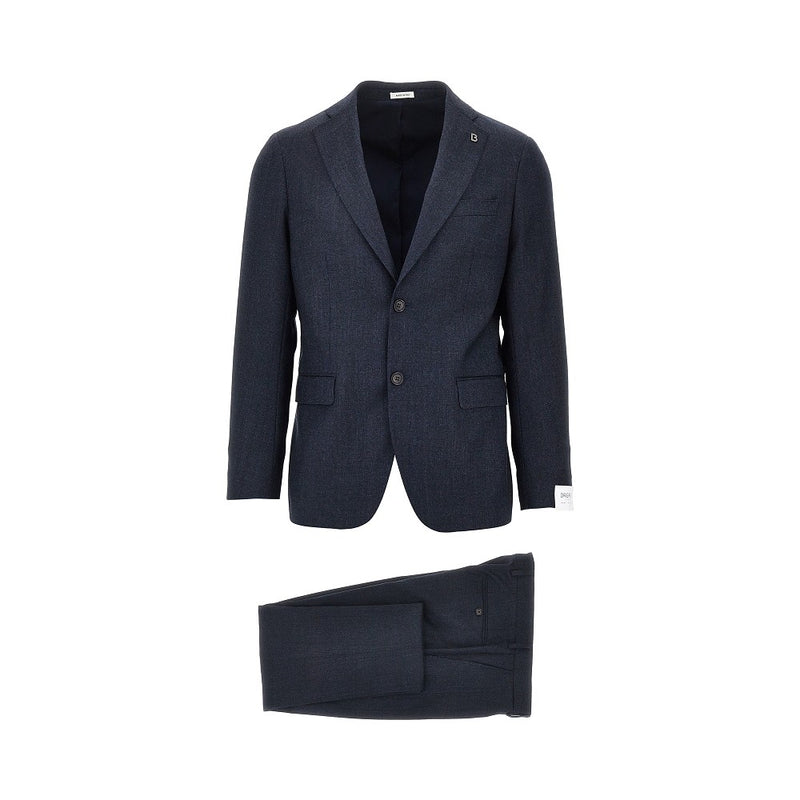 Breras Breras Single-breasted Wool Suit Blue Men - World Class Fashion