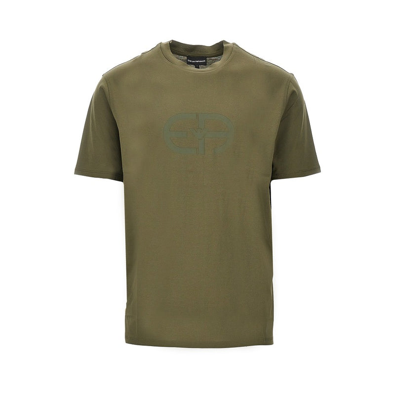 Emporio Armani Emporio Armani Lyocell-blend Jersey T-shirt Green Men - World Class Fashion
