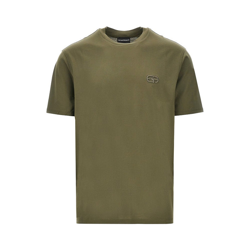 Emporio Armani Emporio Armani Lyocell-Blend Jersey T-shirt Green Men - World Class Fashion