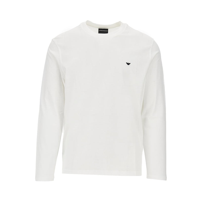 Emporio Armani Emporio Armani Lyocell Cotton T-shirt White Men - World Class Fashion