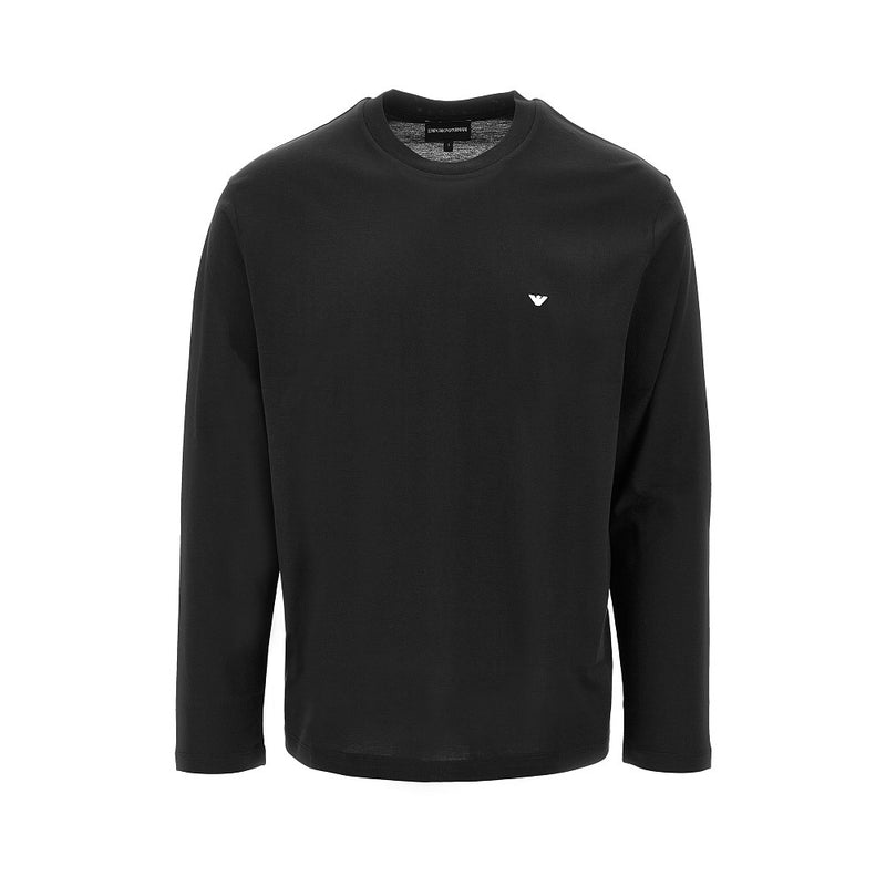 Emporio Armani Emporio Armani Lyocell Cotton T-shirt Black Men - World Class Fashion