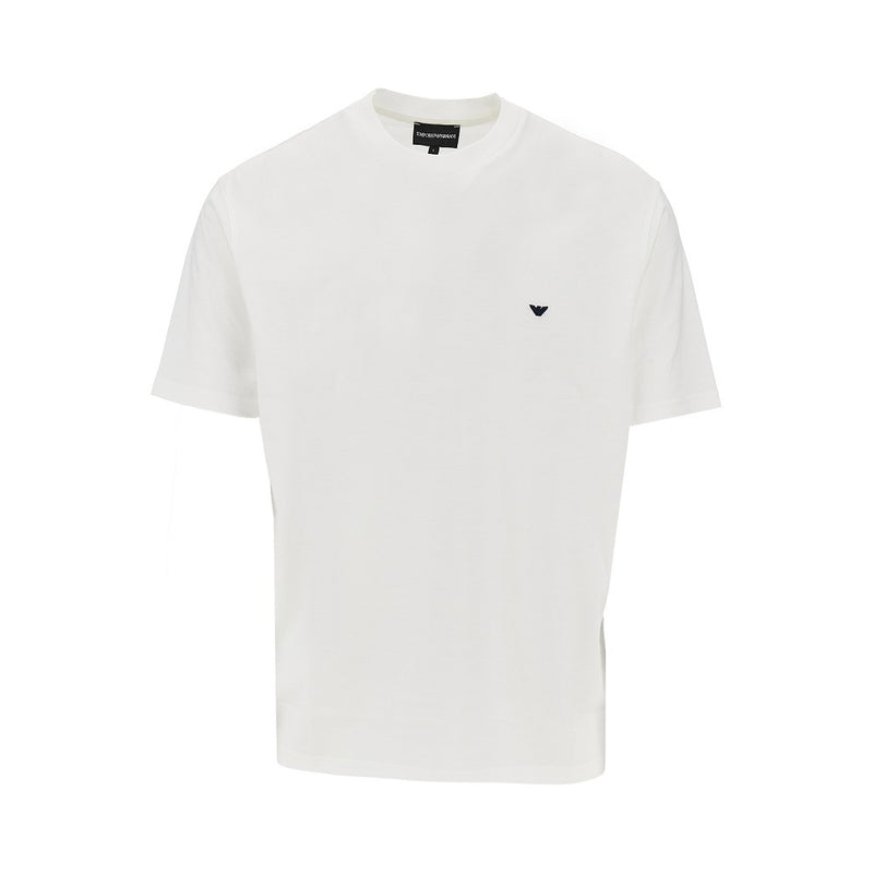 Emporio Armani Emporio Armani Lyocell Cotton T-shirt White Men - World Class Fashion