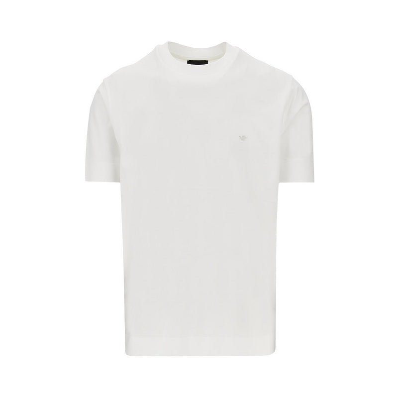 Emporio Armani Emporio Armani Lyocell Cotton Blend T-shirt White Men - World Class Fashion