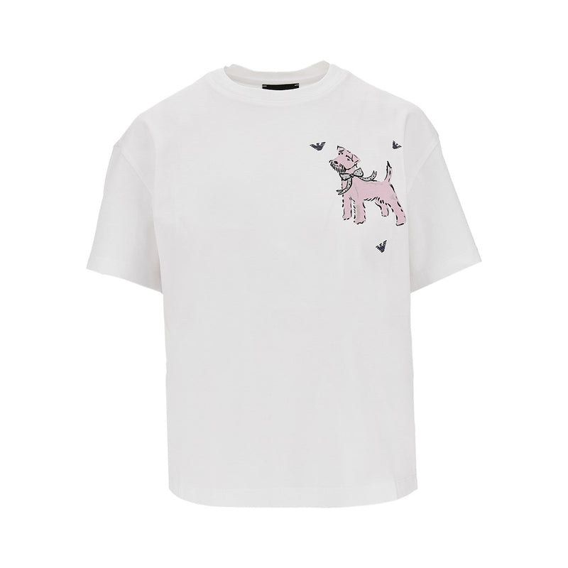 Emporio Armani Emporio Armani Jersey T-shirt White Women - World Class Fashion