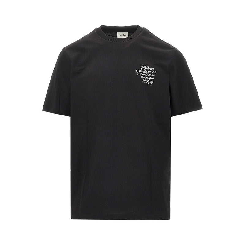 Les Deux Les Deux Ben Faience T-shirt Black - World Class Fashion