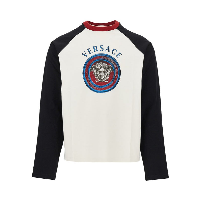 Versace Versace Medusa Logo Cotton T-shirt White Men - World Class Fashion