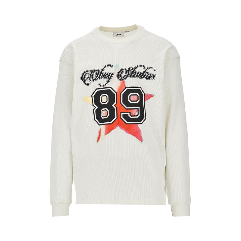 Obey Obey Varsity Star Thermal T-shirt White - World Class Fashion