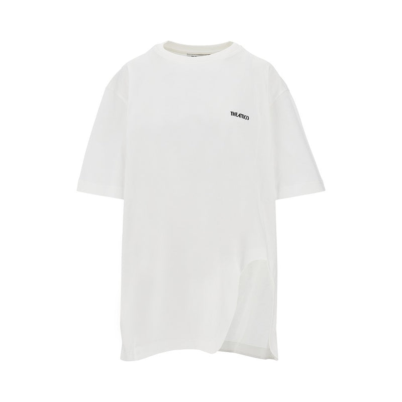The Attico The Attico Oversized T-shirt White Women - World Class Fashion
