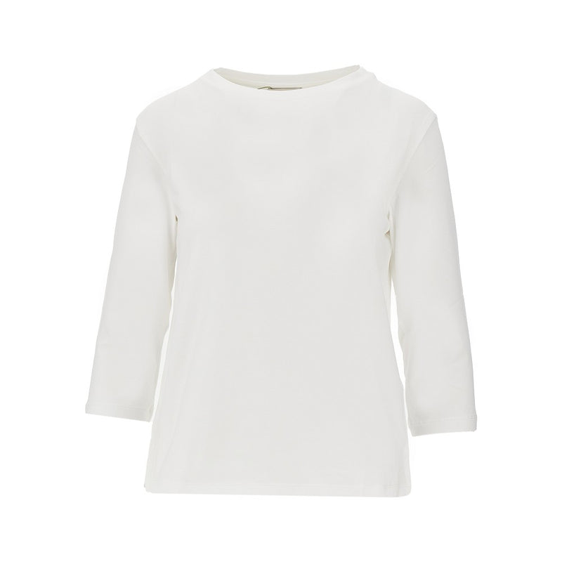 Max Mara Weekend Max Mara Weekend Stretch Jersey T-shirt White - World Class Fashion