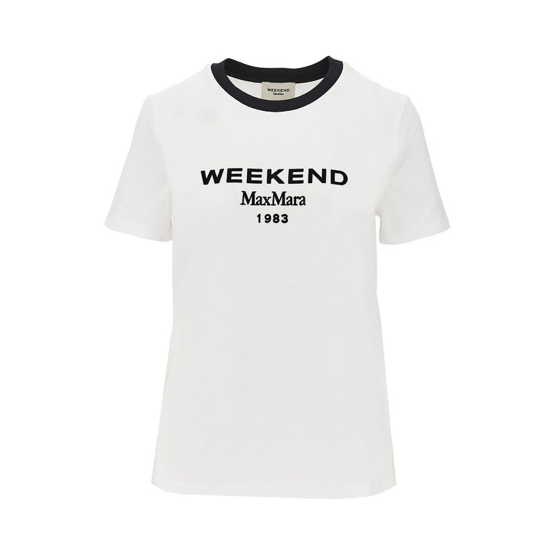 Max Mara Weekend Max Mara Weekend Cotton T-shirt White Women - World Class Fashion