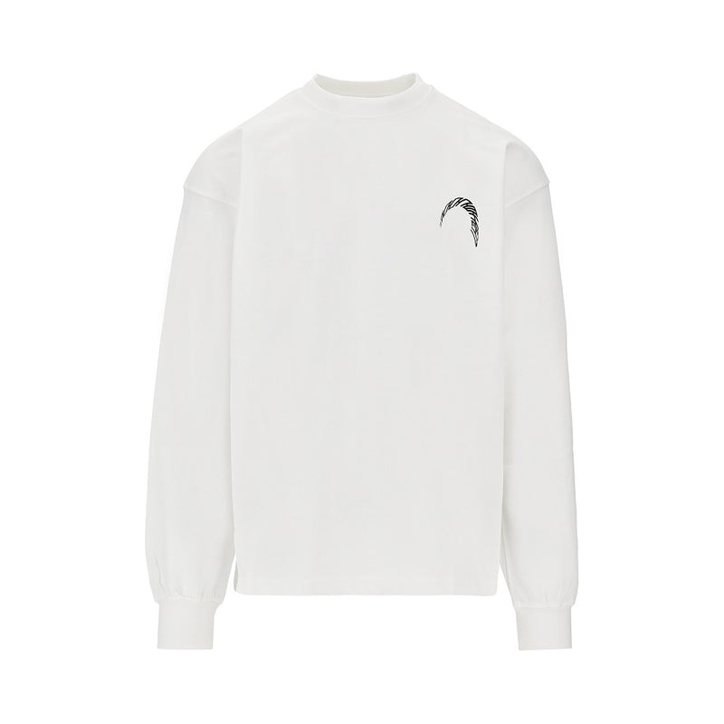Woodbird Woodbird WBBeam Long-sleeved T-shirt White - World Class Fashion