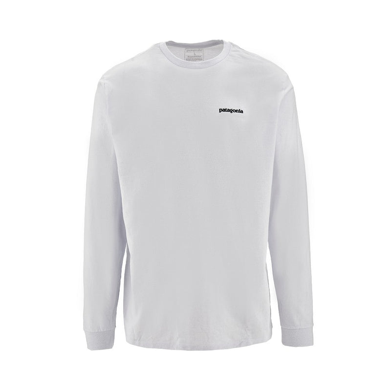 Patagonia Patagonia P-6 Logo Long-sleeved T-shirt White - World Class Fashion