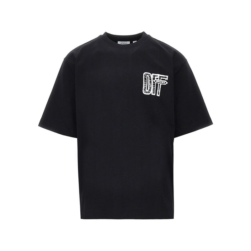 Off-White Off-White City Nature Cotton T-shirt Black - World Class Fashion