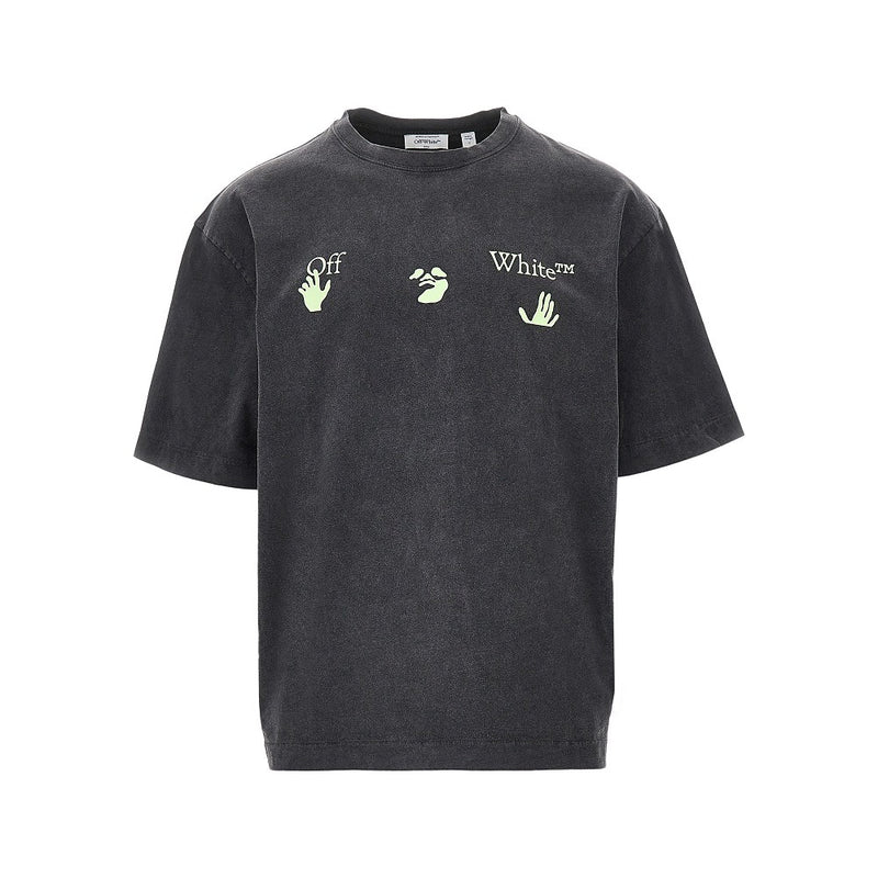 Off-White Off-White Bacco Arrow Skate Black T-shirt - World Class Fashion