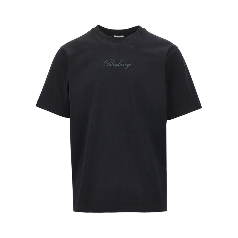 Burberry Burberry Check Logo T-Shirt Black Men - World Class Fashion