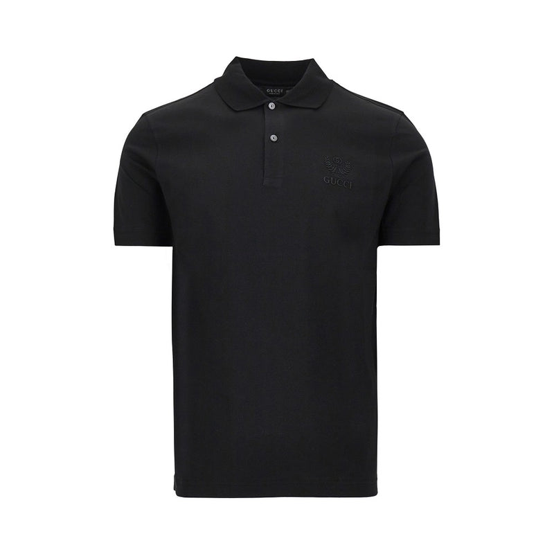 Gucci Gucci Cotton Jersey Polo Shirt Black Men - World Class Fashion