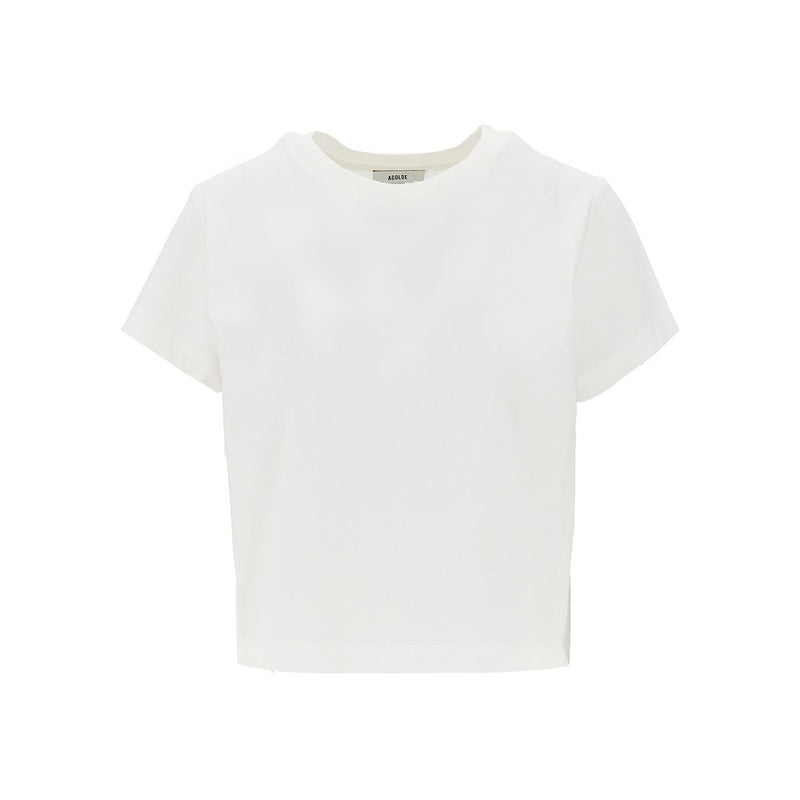 Agolde Agolde 'Adine' Baby Fit T-shirt White - World Class Fashion