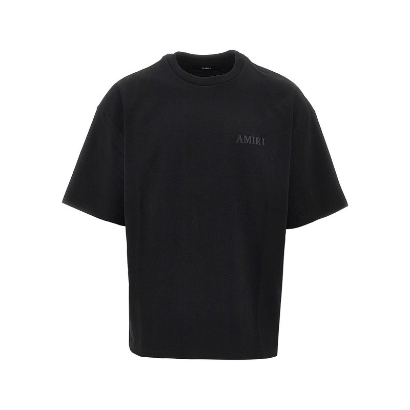 Amiri Amiri Embroidery Oversized T-shirt Black Men - World Class Fashion