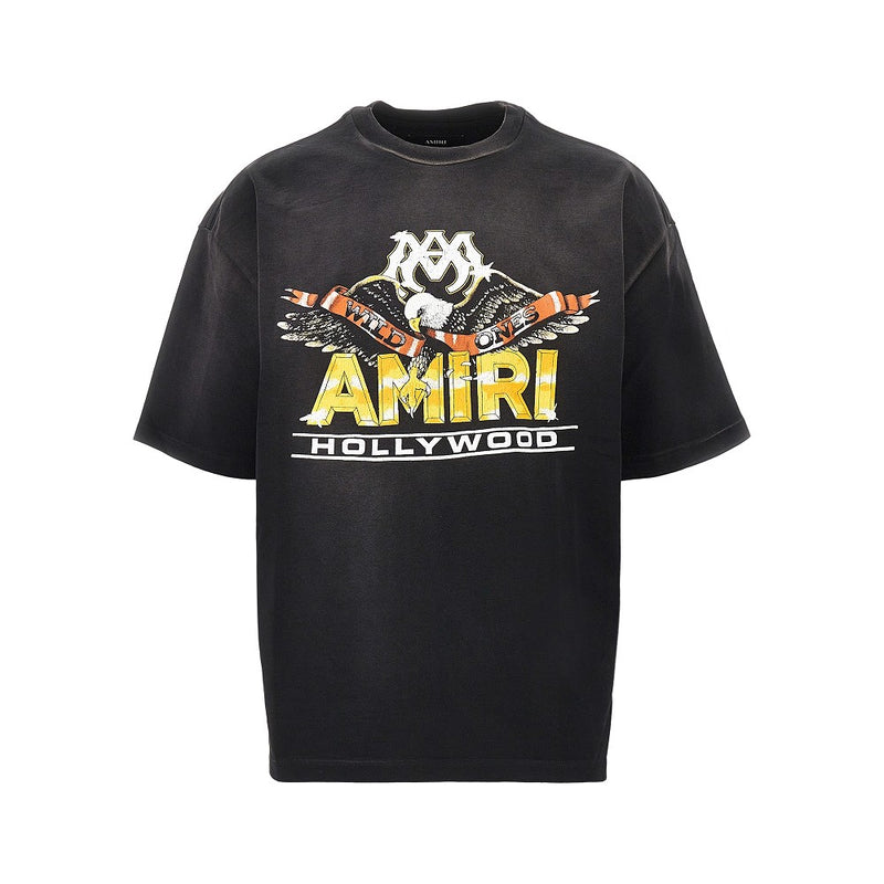 Amiri Amiri MA Eagle Oversized T-shirt Black - World Class Fashion