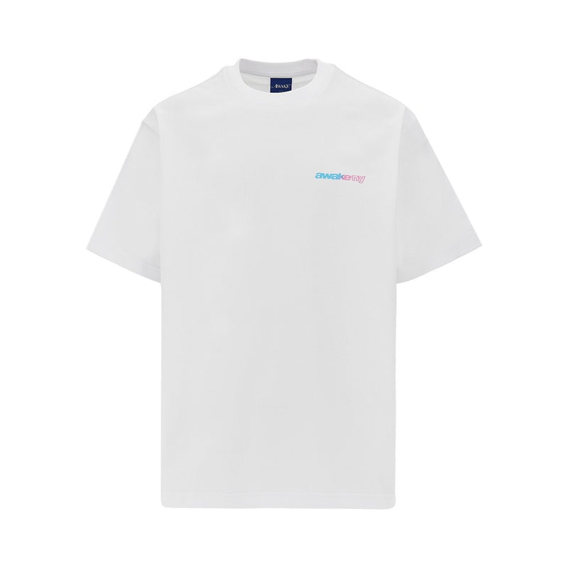 Awake Ny Awake Ny Gradient Sport Print T-shirt White - World Class Fashion