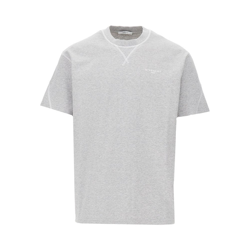 Givenchy Givenchy Couture Seam Cotton T-shirt Grey Men - World Class Fashion