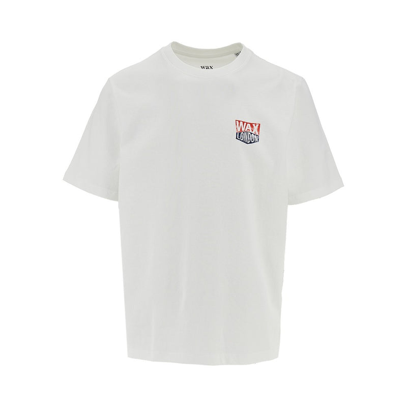 Wax London Wax London Dean Painted Badge T-shirt White - World Class Fashion