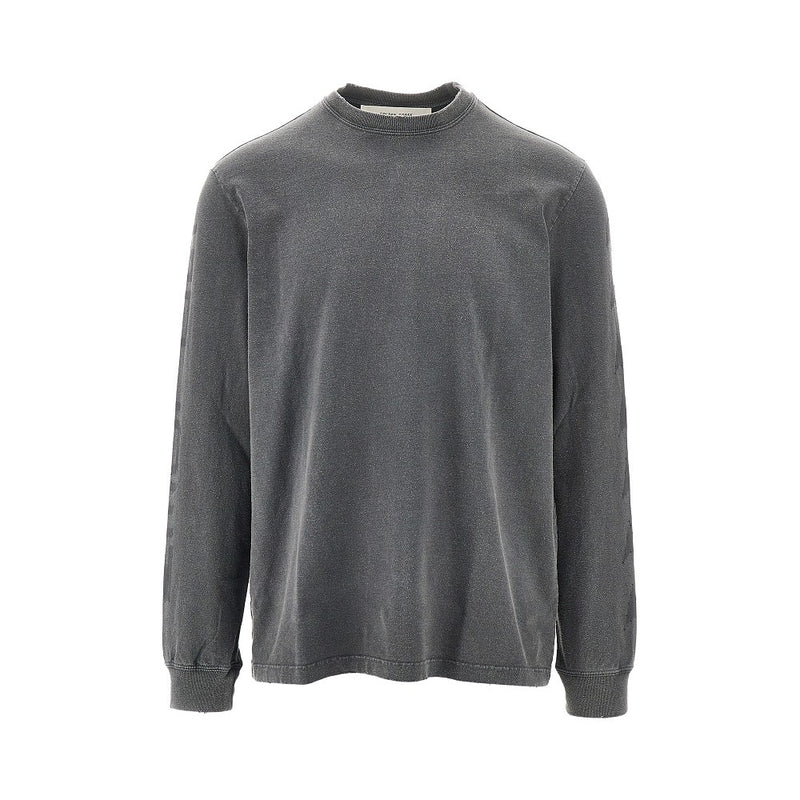 Golden Goose Golden Goose Used-effect Cotton T-shirt Grey - World Class Fashion