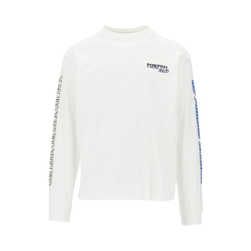 Pompeii Pompeii 'What's The Rush' Relaxed Fit T-shirt White - World Class Fashion