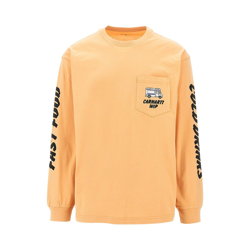 Carhartt WIP Carhartt WIP Cold Drinks Long-sleeved T-shirt Orange - World Class Fashion