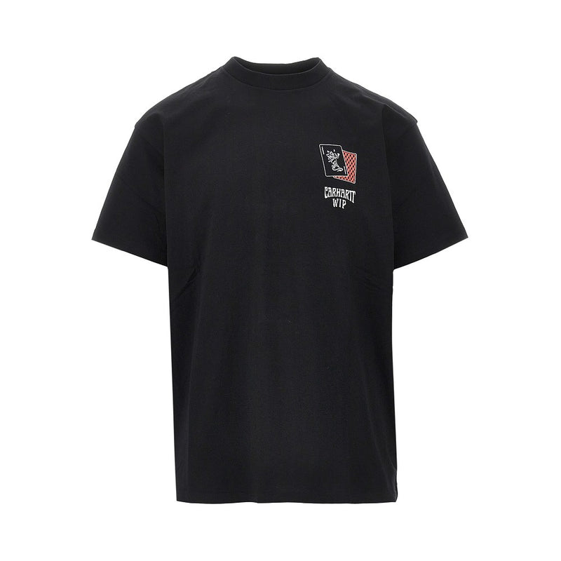 Carhartt WIP Carhartt WIP Playing Card Print T-shirt Black - World Class Fashion
