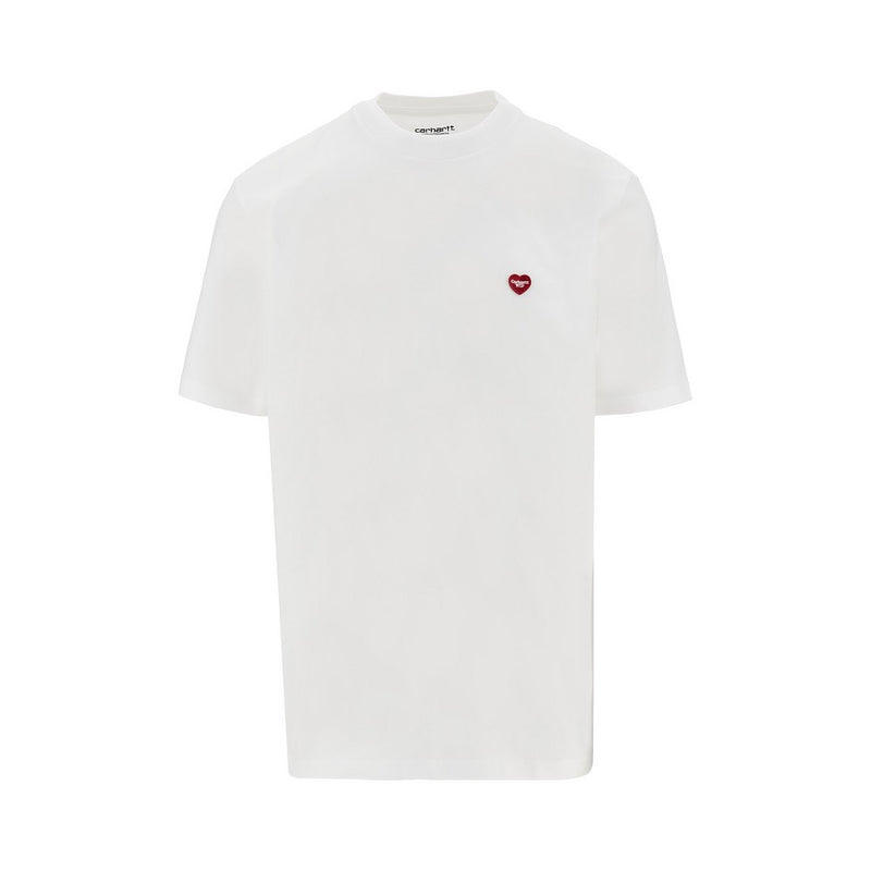 Carhartt WIP Carhartt WIP Small Heart Cotton T-shirt White - World Class Fashion