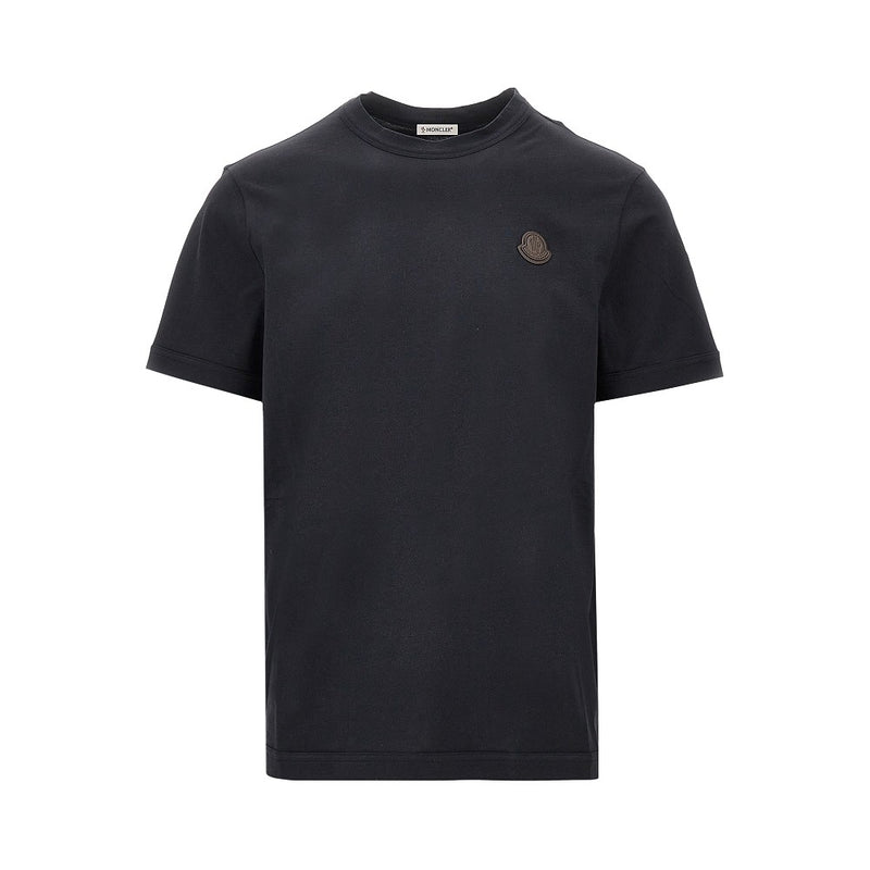Moncler Moncler Cotton Jersey T-shirt Blue Men - World Class Fashion