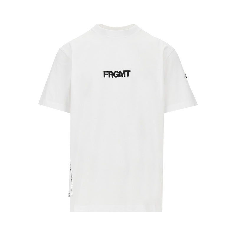 Moncler X Fragment Moncler X Fragment Hiroshi Fujiwara Print T-shirt White - World Class Fashion