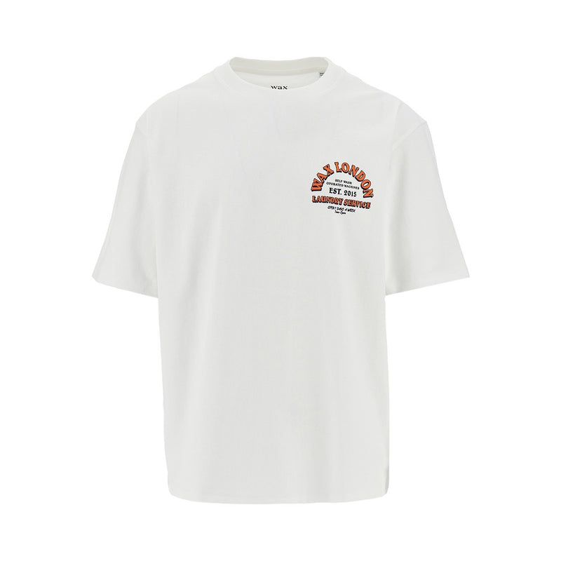 Wax London Wax London Milton Laundry Print T-shirt White - World Class Fashion