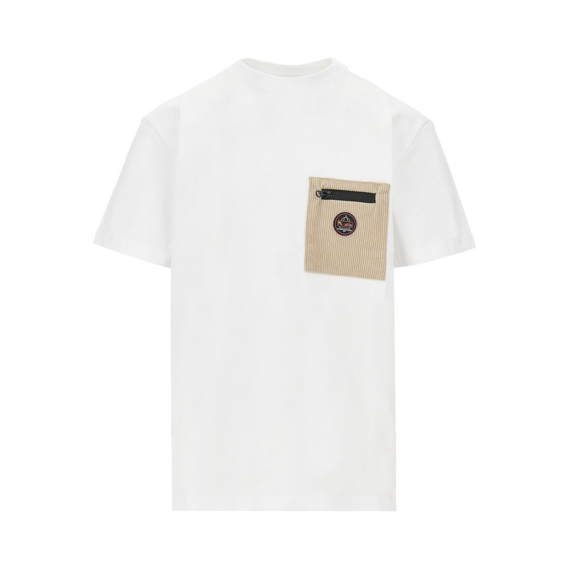 Mauna Kea Mauna Kea Corduroy Pocket T-shirt White - World Class Fashion