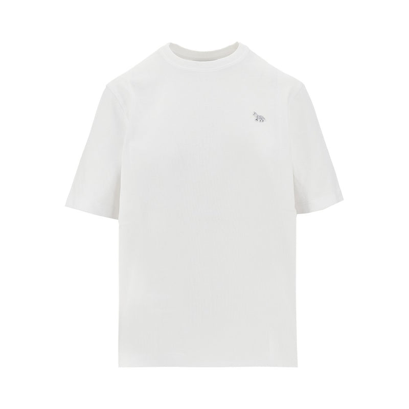 Maison Kitsuné Maison Kitsuné 'Baby Fox' Patch Comfort Fit T-shirt White - World Class Fashion