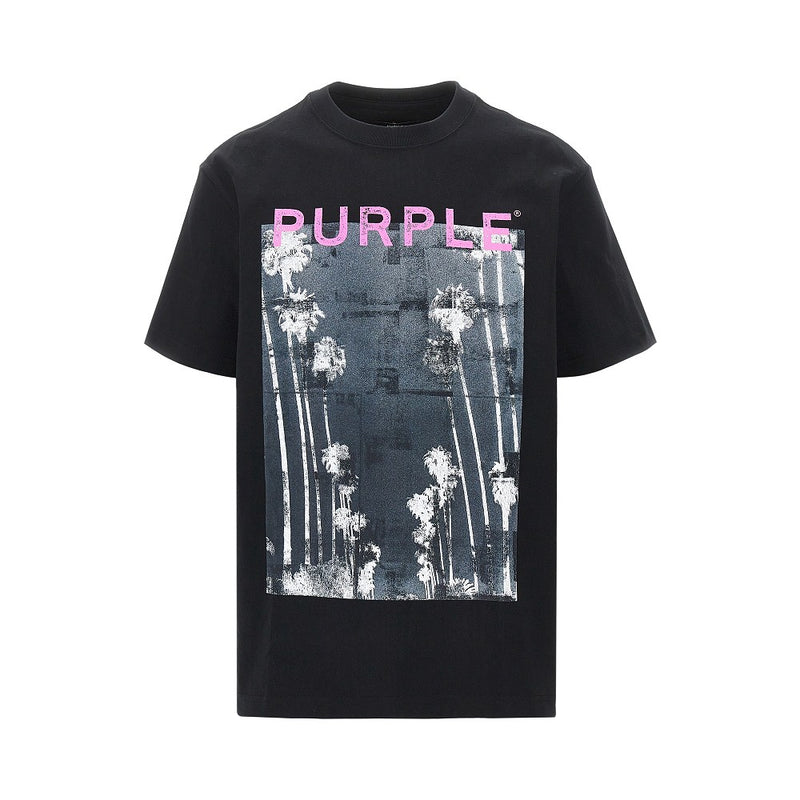 Purple Brand Purple Brand Mirage Print T-shirt Black - World Class Fashion