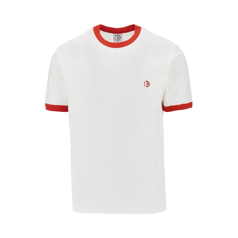 Polar Skate Co Polar Skate Co Ringer T-shirt White Red - World Class Fashion