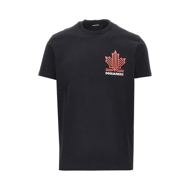 Dsquared2 Dsquared2 Ski Leaf T-shirt Black Men - World Class Fashion