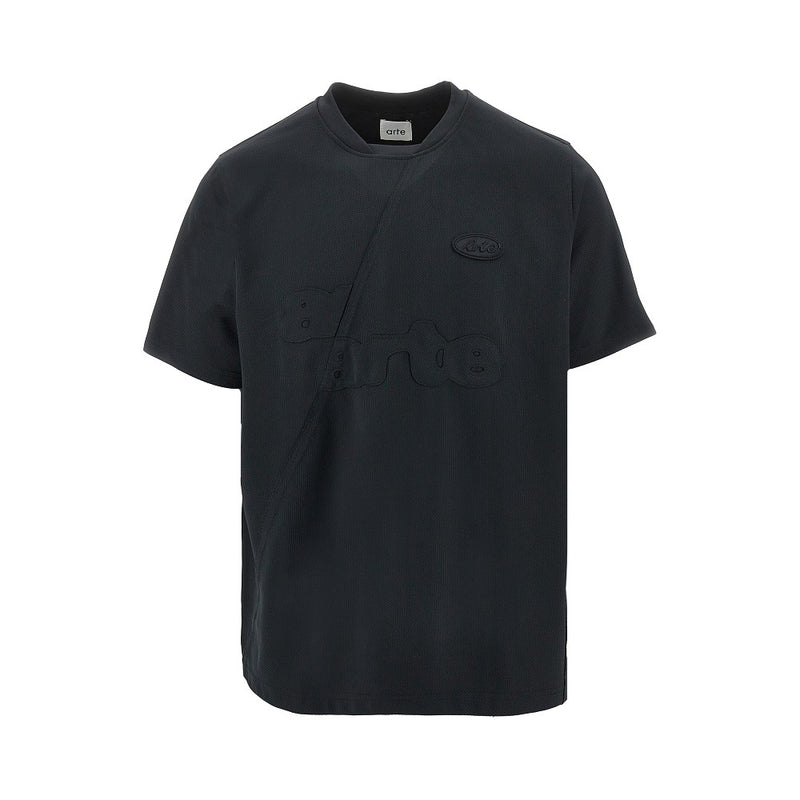 Arte Arte Mesh Football T-shirt Black Men - World Class Fashion