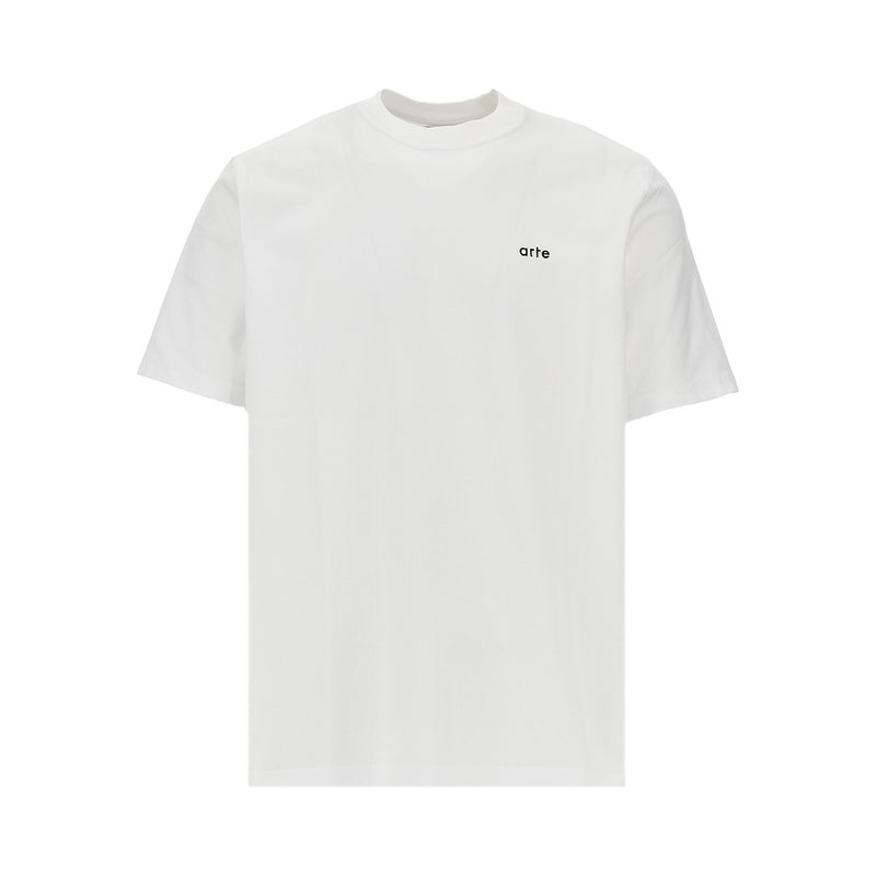 Arte Arte 'Back Poster' Print T-shirt White - World Class Fashion