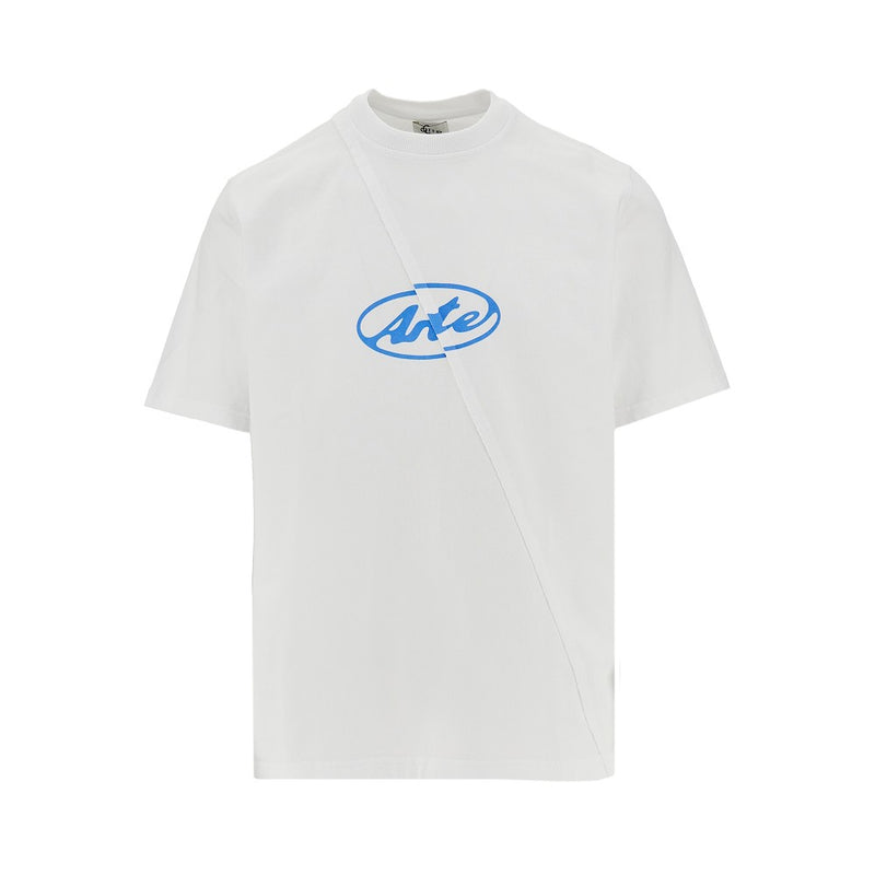 Arte Arte Circle Logo Print T-shirt White Men - World Class Fashion