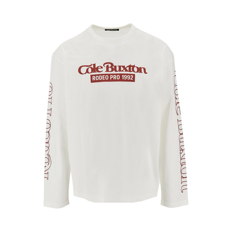 Cole Buxton Cole Buxton Rodeo Pro Long-sleeved T-shirt White - World Class Fashion