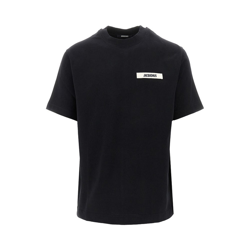 Jacquemus Jacquemus Gros Grain T-shirt Black Men - World Class Fashion