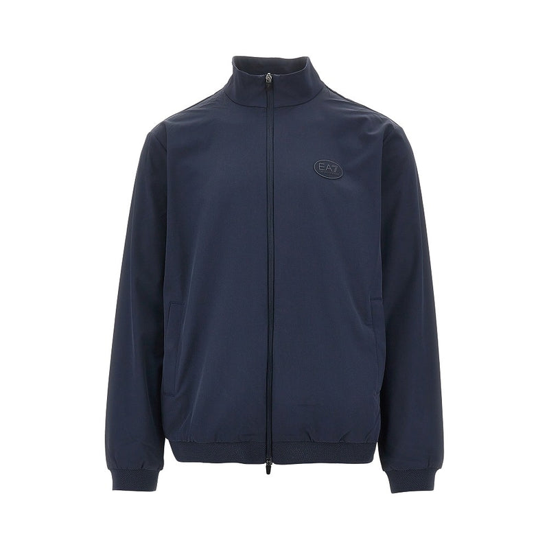 Ea7 Ea7 Ventus7 Full-zip Sweatshirt Blue - World Class Fashion